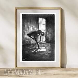 dance 1 - plakat A3 seria taniec baletnica balet dla niej