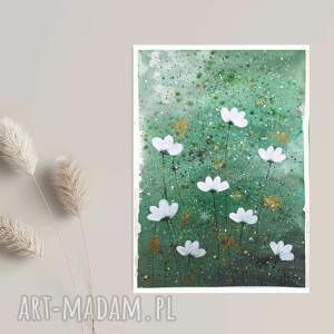 Oryginalna A3. Łąka, obraz, ilustracja, akwarele