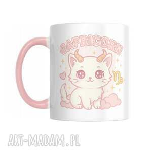 kapawii kubek zodiakalny koziorożec - kotek capricorn magiczny, uroczy