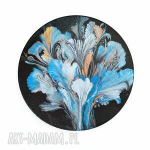 kwiat koloru - artystyczny magnes, magnes na lodówkę unikalny prezent, acrylic