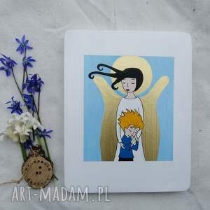 anioł stróż dla chłopca komunia święta no 2, pamiątka chrztu świętego