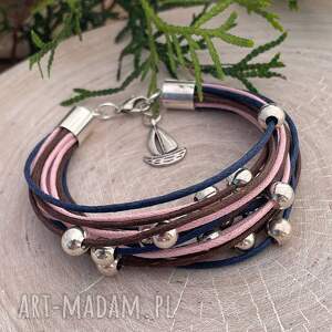 Prezent Sznurkowa bransoletka z letnim akcentem w161