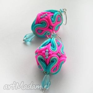 Kolczyki sutasz 3 D - Hawaje, dwustronne