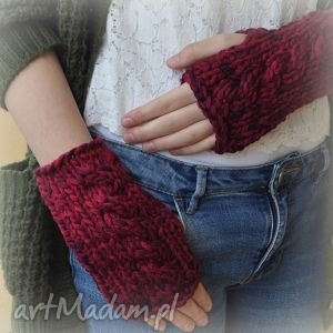 rękawiczki mitenki - The Wool Art