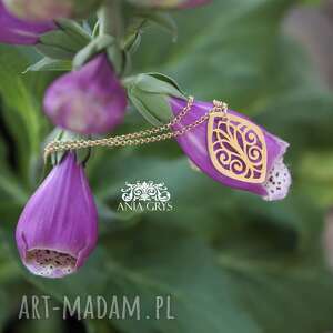 handmade naszyjniki naszyjnik z rozetą pawio