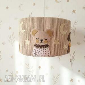 Lampa sufitowa Pięć Zwierzątek - bajkowy abażur handmade