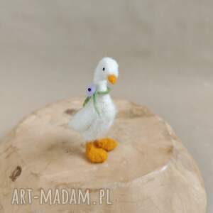 Wiosenna gąska - figurka filcowana