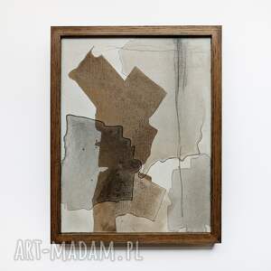 Obraz w ramie „Mapa obecności 7” - Maja Gajewska (40x30)