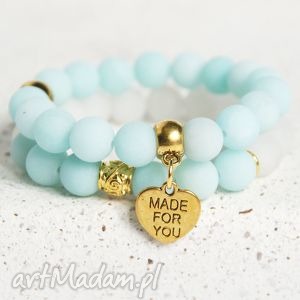 matowy jadeit mint made for you mięta, miętowa, pastelowa