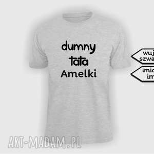 z nadrukiem dla taty, prezent dzień ojca - Koszulki