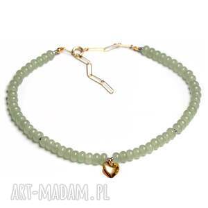 Naszyjnik agat szałwiowy