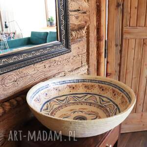 Umywalka Ceramiczna Nablatowa Hafty 31 cm - Wzory Tradycyjnego