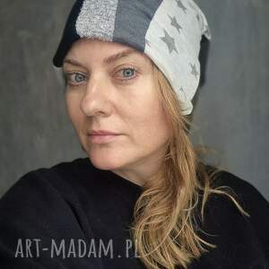 Czapka szara Smerfetka na podszewce rozmiar uniwersalny