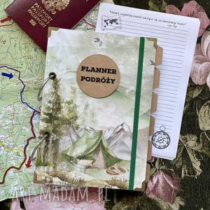 Wrzosowisko, notatnik podróżnika, pamiętnik z podróży planner, planer