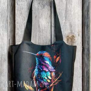 torba shopperka wodoodporna koliber zakupy, prezent, styl, eko