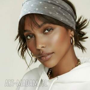 Opaska uniwersalna dzianinowa Wiosenna dobra też na jogę boks A1