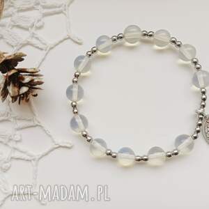 bransoletka zawierzenia opal, cudowny medalik przywieszka