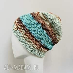 czapka przejściowa cienka all season smerf kolorowa