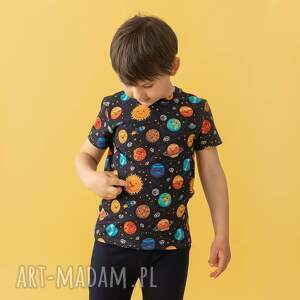 koszulka t-shirt kosmos dla dziecka ze wzorem