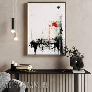plakat minimalistyczna abstrakcja - format 30x40 cm