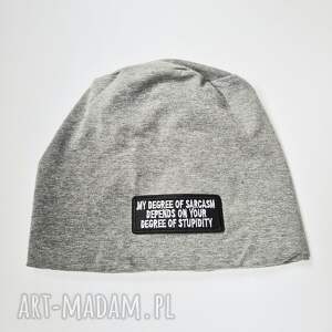 Czapka uniseks damsko męska na podszewce rozmiar uniwersalny, świetna