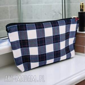 kosmetyczka damska welurowa etui do torebki organizer torby duża