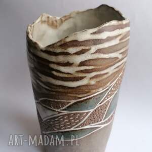 ręcznie wykonane ceramika wazon "wpływy"