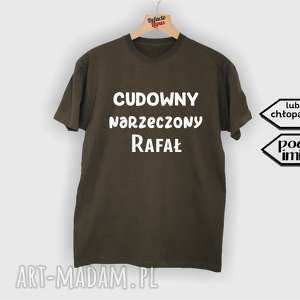 koszulka z nadrukiem dla narzeczonego, super faceta, pan młody, walentynki