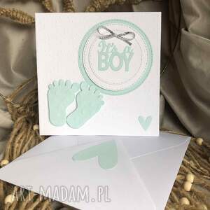 baby shower oczekiwanie na maleństwo kartka z kopertą, życzenia