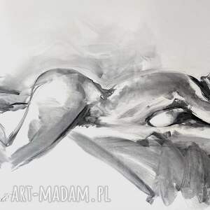 Akt - 100x70cm, kobieta duży obraz, obrazy do sypialni