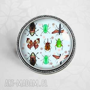 śmieszny prezent niezwykła broszka owady karaluch mucha zabawny