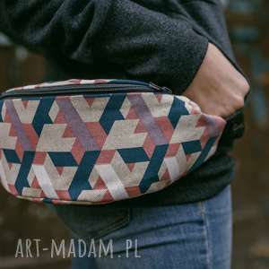 etno szaro - różowa - Nerki