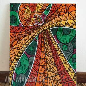 marina czajkowska anioł paryża giclee, dom obraz sztuka, 4mara