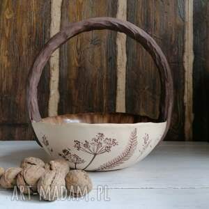 ręcznie zrobione kosze koszyk ceramiczny - livada