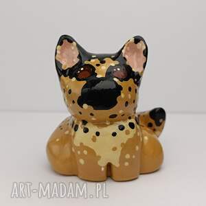 Owczarek Niemiecki PIES Ręcznie malowana mała figurka