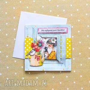 Kartka energetyczna - Dla najlepszej pani Dyrektor, szkoła