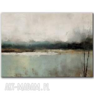 obraz na płótnie - 100x70 cm abstrakcyjny pejzaż 1 0527