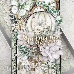 scrapbooking kartki kartka w pudełku - podniebne marzenia na urodziny, lot