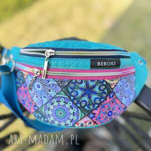 Nerka Azulejo / Portugalskie Kafelki / turkusowa miniportfelik gratis