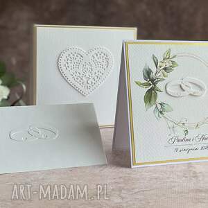 Prezent Kartka ślubna z pudełkiem i kopertą, WA 23C, ślub