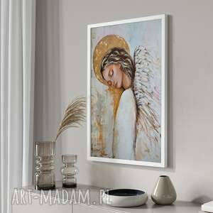 plakat 40x50 cm - śpiący anioł 2 0713, plakaty na scianę