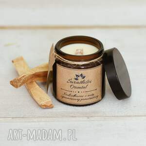 świeca sojowa o orientalnym zapachu - Świeczniki