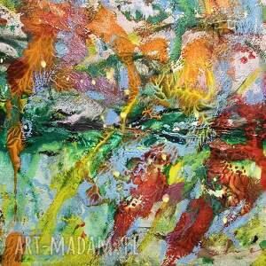 akwarela pt bieszczady obraz las, krajobraz widok pejzaż