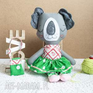 handmade maskotki misiu koala (dziewczynka - 41 cm