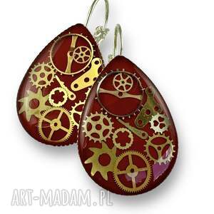 kolczyki - łezki red vi