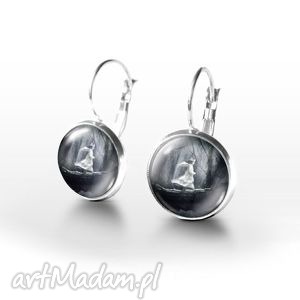 Prezent Kolczyki - Magiczny las - bigle angielskie