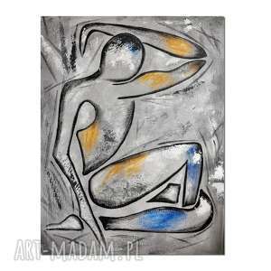 marcel, abstrakcja, nowoczesny obraz ręcznie malowany