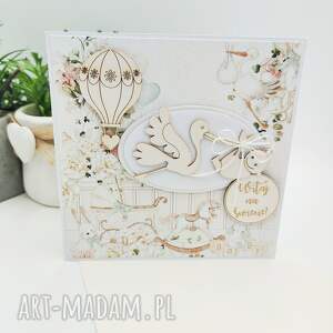 kartka okolicznościowa z okazji narodzin dziecka - witaj na świecie