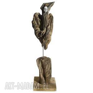 rzeźba dekoracja ze starego drewna abstrakcja postać figurka /5/ dekoracje