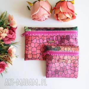 zestaw saszetek na telefon klucze kosmetyki, pieniądze kosmetyczki